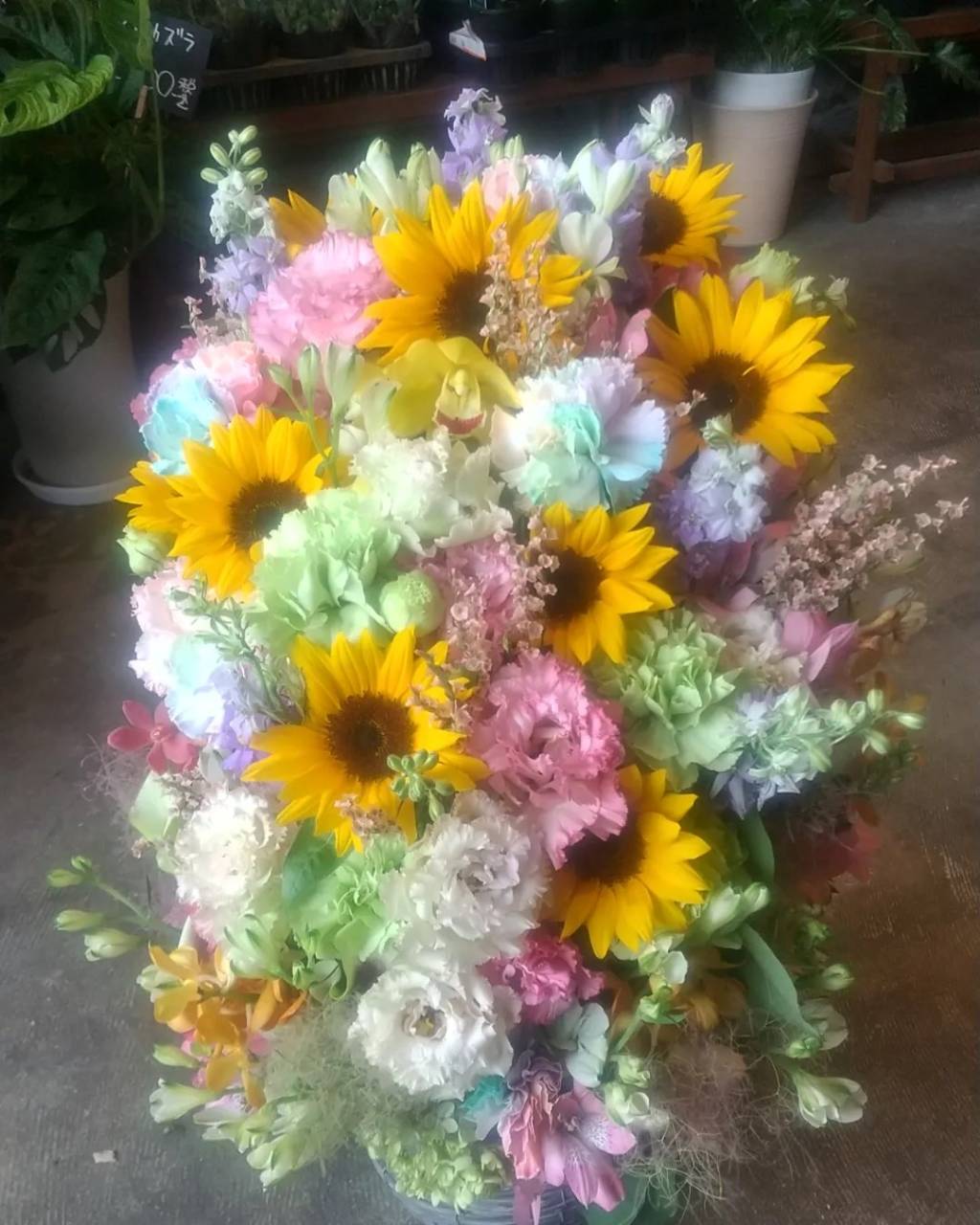 お供えのアレンジメント