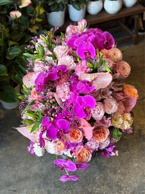 13周年のお祝いに贈るフラワーアレンジメント